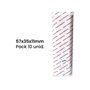 Rolo de Papel Térmico 57x35x11 - Pack de 10 unidades