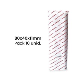 Rolo de Papel Térmico 80x40x11 - Pack de 10 unidades