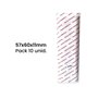 Rolo de Papel Térmico 57x60x11 - Pack de 10 unidades