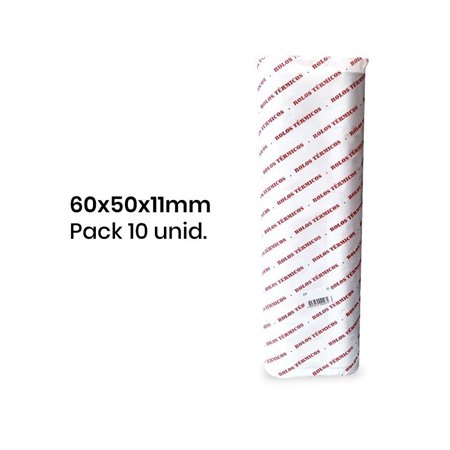 Rolo de Papel Térmico 60x50x11 - Pack de 10 unidades