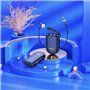 Estojo com Cabo de Carregamento USB, com Ponta Magnética Tipo-C, Micro USB e Lightning, Hoco S50 3-in-1 - Preto