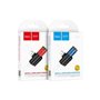 Adaptador Lightning para Jack 3.5mm, com Porta Lightning para Carregamento, Hoco LS32 - Vermelho