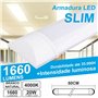 Armadura Led Slim 20W0.6M Ip20 Branco Natural 1660Lm