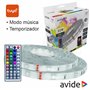 Kit 2 Fitas Led Rgb 12V 2X5M Ip65 Wifi+Ir Tuya Avide