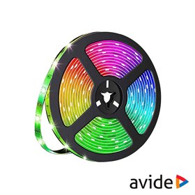 Fita 300 Leds 5050 Rgb 12V 5M Ip65 Avide