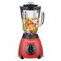 Liquidificador 500W 1.5L C/ Jarro De Vidro Vermelho Techwood