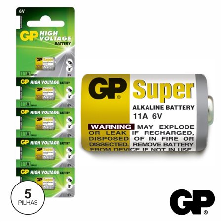 Pilha Alcalina 11A 6V 5X Blister Gp