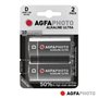 Pilha Alcalina Lr20/D 1.5V 2X Blister Ultra Agfaphoto