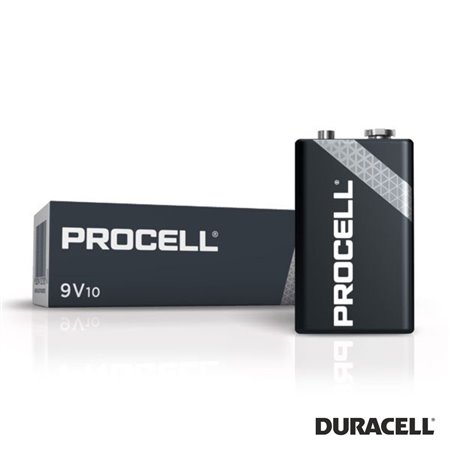Pilha Alcalina 9V/6Lr61 Mx1604 10X Industrial Procell