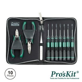 Mala Ferramentas Profissional 10 Peças Proskit