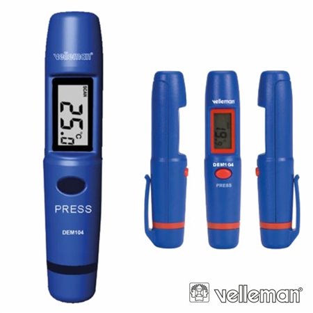 Termómetro De Bolso C/ Infravermelhos -50°C~+260°C Velleman