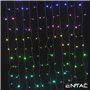 Grinalda 144 Led Rgb Cortina 1X1.5M C/ Comando Entac