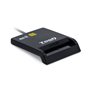 Leitor de cartão externo tooq tqr - 211b dnie sim usb - c preto