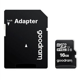 Cartão de memória micro sd goodram 16gb m1aa cl10 uhs - i u1 + adaptador
