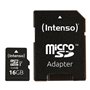 Cartão de memória micro sd intensa 16gb uhs - i cl10 + adaptador sd