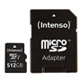 Cartão de memória micro sd 512gb premium uhs - i cl10 + adaptador sd