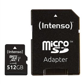 Cartão de memória micro sd 512gb premium uhs - i cl10 + adaptador sd