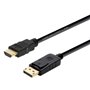Cabo Displayport Aisens A125-0364/ Displayport Macho - HDMI Macho/ 2m/ Preto