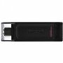 Memória usb tipo c kingston 128 gb datatraveler 70