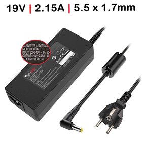 Carregador para Portatil Acer One 19V 2.15A 40W 5.5X1.7mm