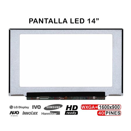 Ecrã LED de 14" para Portatil Lenovo ThinkPad X1 Carbon LP140Wd2 (Tl) (E1) LP140Wd2 (Tl) (E2)