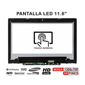 Ecrã LED com Estrutura de 11.6" para Portatil Lenovo Chromebook 300E 2Nd Gen 81Qc Mtk Sin G-Sensor