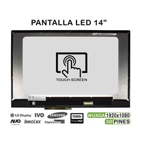 Ecrã LED Tátil de 14" para Portatil Lenovo Yoga 530-14Ikb 81Ek