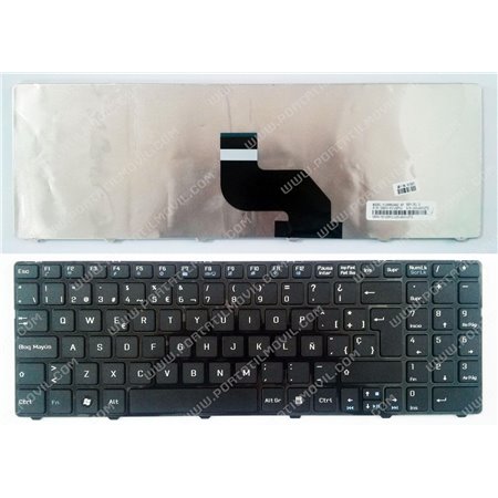 Teclado para Portatil Akoya E6217 H36Yb P6625 Md97409 Md97442 Md97443 Md97483 Md97519 Md97521 Md97639 Md97718 Md97719 Md97728