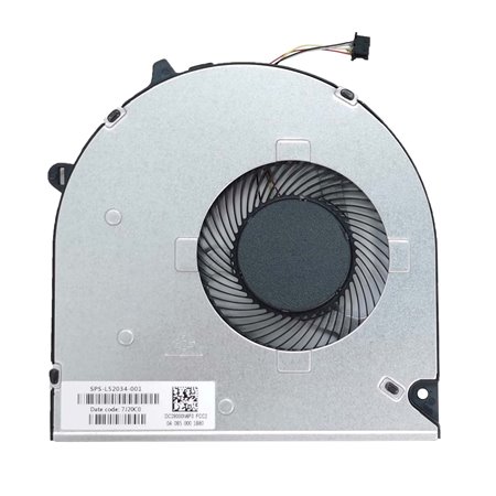 Ventoinha CPU para Portatil HP 15-Dw 15-Du 250 G8 255 G8 250 G9 15S-Dy 15S-Du L52034-001