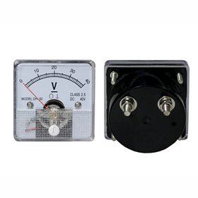 Voltímetro Analógico De Painel 40V Dc