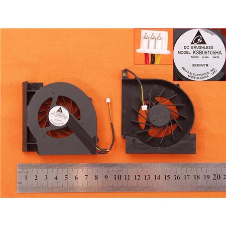 Ventoinha para Portatil HP CQ61 G61 CQ70 CQ71 G71 Dfb552005M30T F8Q6 Ksb06105Ha-8K35