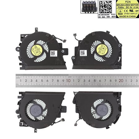 Ventoinha para Portatil HP ZBook 15 G3 CPU Dc28000Gvf0-Fcc2 848251-001 Dfs2000054Rp0T