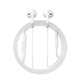 Auscultadores C/ Fios Stereo Jack 3.5 4p Branco Joyroom