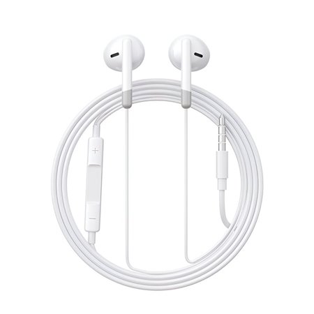 Auscultadores C/ Fios Stereo Jack 3.5 4p Branco Joyroom