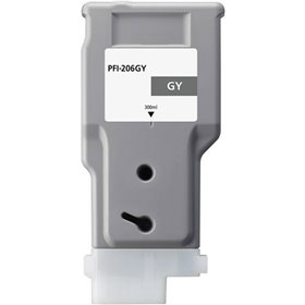 Canon PFI206 Tinteiro Cinza Pigmentado - Compatível