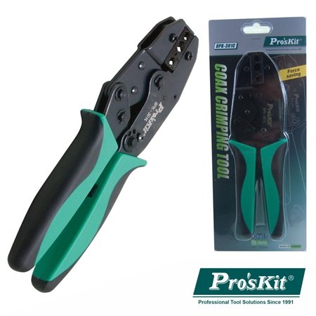 ALICATE DE CRAVAR FICHAS COAXIAIS RG PROSKIT