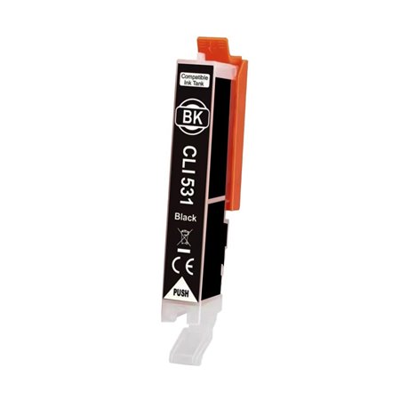 Canon CLI531BK Tinteiro Preto - Compatível