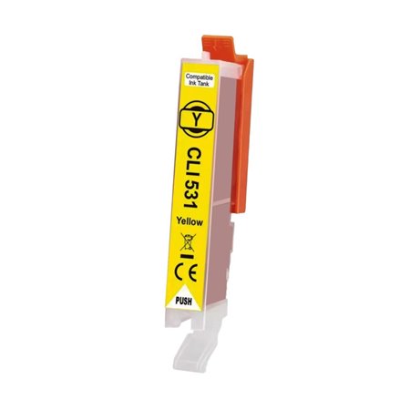 Canon CLI531YL Tinteiro Amarelo - Compatível