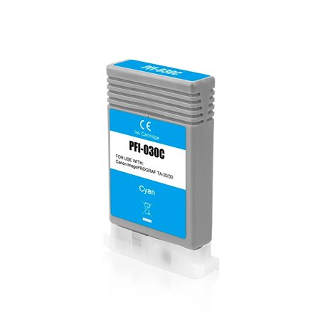 Canon PFI030CY Tinteiro Cyan - Compatível