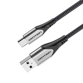 Cabo USB 2.0 Tipo-C Vention CODHF/ USB Macho - USB Tipo-C Macho/ Até 60W/ 480Mbps/ 1m/ Cinza