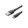 Cabo USB 2.0 Vention CTIBG/ USB Macho - MicroUSB Macho/ Até 60W/ 480Mbps/ 1.5m/ Preto
