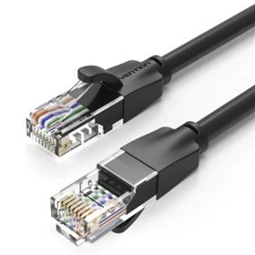 Cabo de Rede RJ45 UTP Vention IBEBI Cat.6/ 3m/ Preto