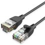 Cabo de Rede RJ45 UTP Vention IBIBH Cat.6A/ 2m/ Preto