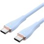 Cabo USB 2.0 Tipo-C Vention TAWSG/ USB Tipo-C Macho - USB Tipo-C Macho/ Até 100W/ 480Mbps/ 1.5m/ Azul