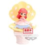 Figura banpresto q posket disney a pequena sereia ariel vestido rosa ver. b
