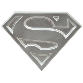 Figura diamante coleção dc comics superman logotipo abridor de garrafas 10 cm dc universe
