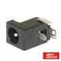 Ficha Alimentação Dc Macho P/ Ci De Soldar 2Mm