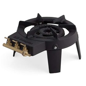 Fogão a Gás Orbegozo FO 6400 Resistente e Eficiente - Potência 7.000W - Ferro Fundido - Queimador Duplo - Seguro e Prático