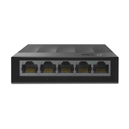 Switch Desktop TP-Link - 5 Portas 10/100/1000Mbps - Tecnologia Verde - Controle de Fluxo - Plug & Play