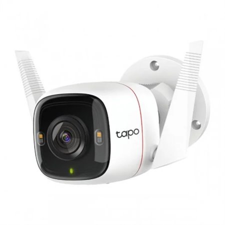 Câmera de segurança IP TP-Link Tapo C320WS 2K QHD WiFi - Visão noturna - Detecção de movimento - Proteção IP66 - Controle de voz